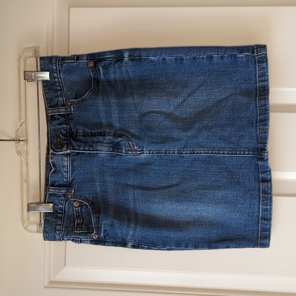 Free People Denim Skirt - Picture 1 of 4